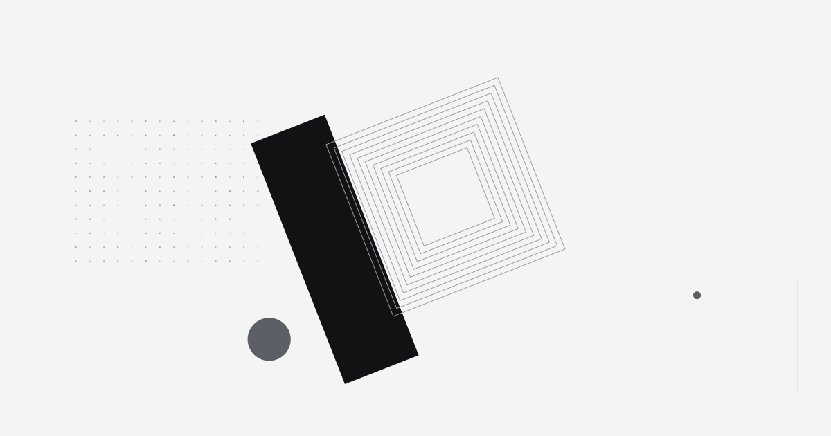 Banner geométrico com gráficos sobre o cálculo do custo de aquisição de cliente