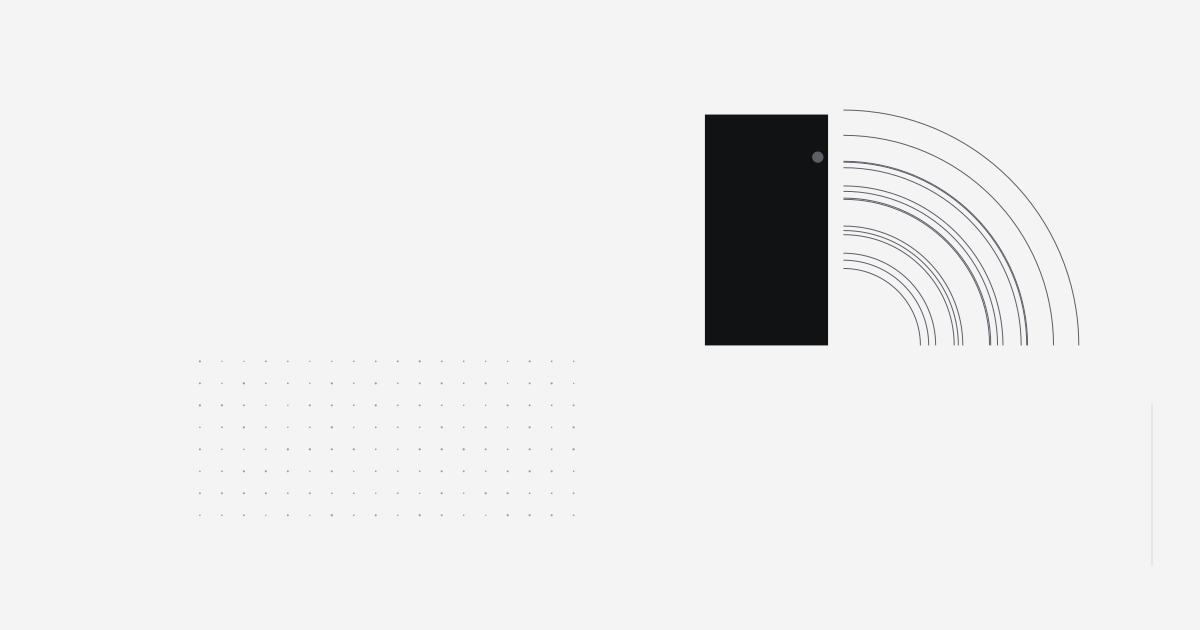 Banner geométrico representando um link de WhatsApp que abre conversa com mensagem pronta