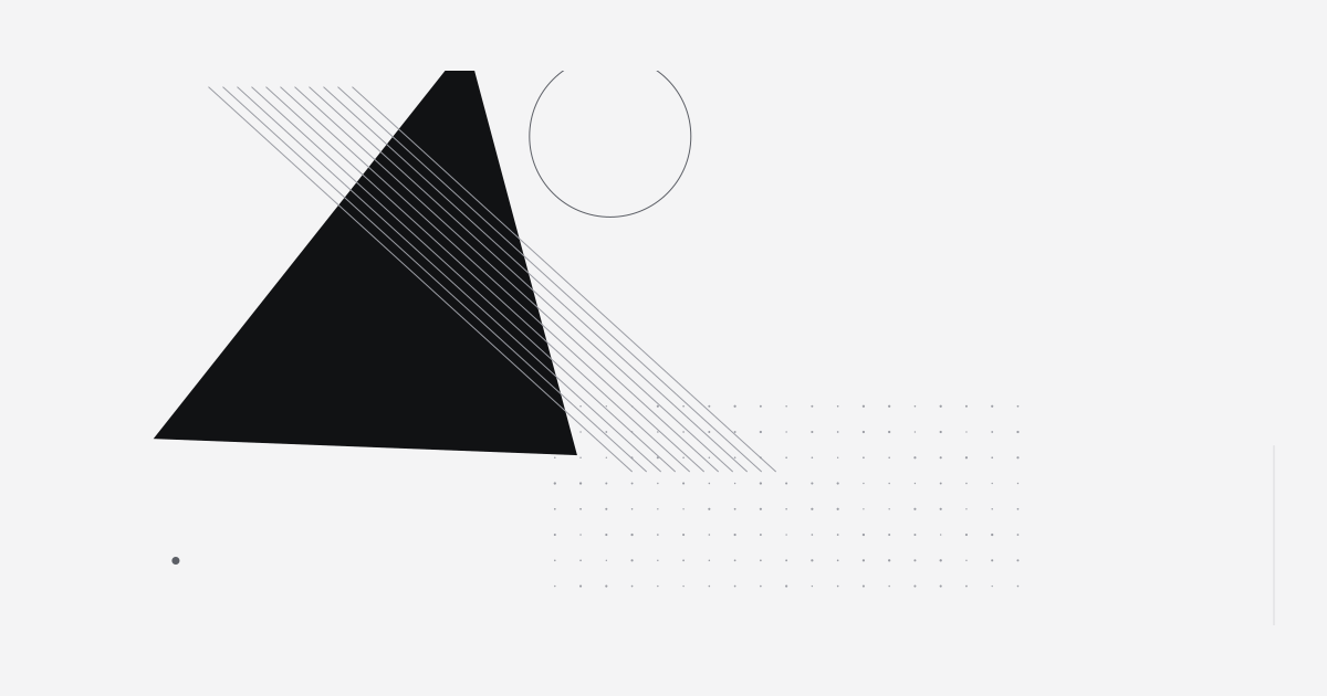 Banner geométrico sobre a comparação entre planilha de leads e CRM
